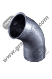 Premium 5" Exhaust 58 degree Turbo Elbow Pipe Fits Peterbilt
