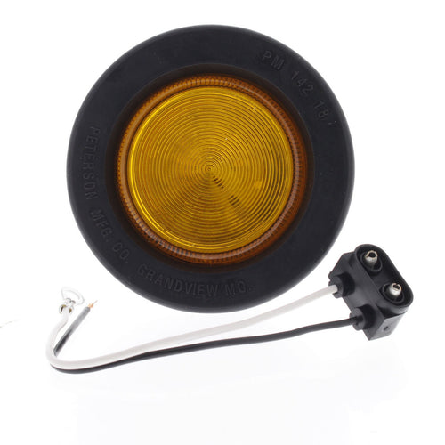 Peterson 2 1/2 inch Clearance/Side Marker Led Light Amber Grommet Kit Bulb/Diode Count 3