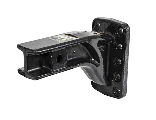 3 Inch Pintle Hitch Mounting Plate - 4 Position, 10 Inch Shank