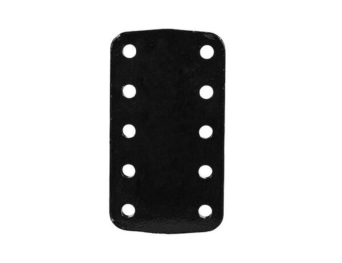 3 Inch Pintle Hitch Mounting Plate - 4 Position, 10 Inch Shank