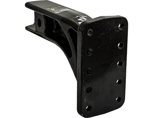 3 Inch Pintle Hitch Mounting Plate - 4 Position, 10 Inch Shank