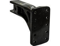 3 Inch Pintle Hitch Mounting Plate - 4 Position, 10 Inch Shank