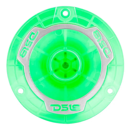 DS18 3.8" Super Bullet Tweeter with 1" Aluminum Voice Coil with RGB LED Lights PAIR