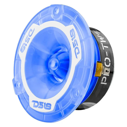 DS18 3.8" Super Bullet Tweeter with 1" Aluminum Voice Coil with RGB LED Lights PAIR