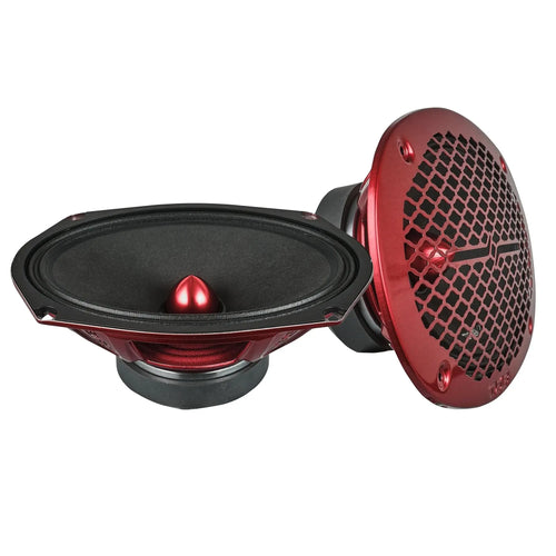 DS18 PRO-X 6X9" Mid-Range Loudspeaker with Bullet | 200W RMS 4-Ohm EACH