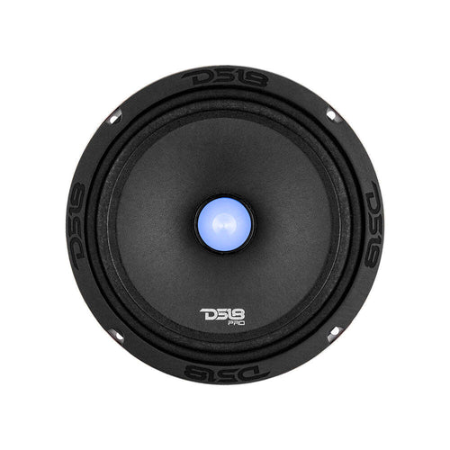 DS18 PRO-X 8" Mid-Range Loudspeaker with RGB Light Bullet 275 Watts Rms 4-Ohm EACH
