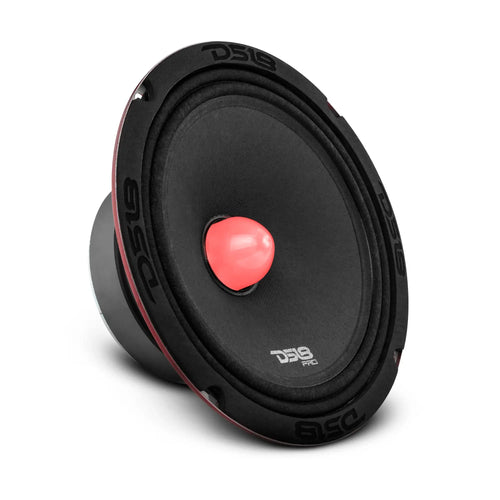 DS18 PRO-X 8" Mid-Range Loudspeaker with RGB Light Bullet 275 Watts Rms 4-Ohm EACH