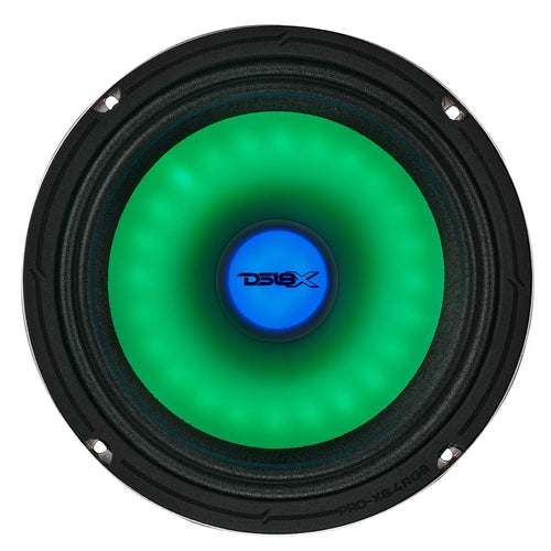 DS18 8" Mid-Range Loudspeaker with Dual RGB LED For Cone & Dust Cap 275 Watts 4-Ohm EACH