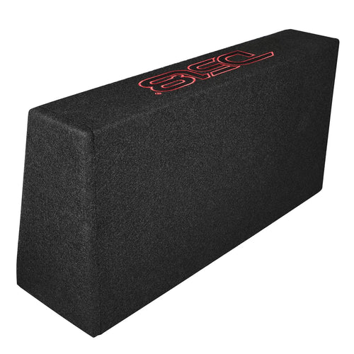DS18 10" Active Subwoofer Shallow Enclosure with 10" Passive Subwoofer For Pickup Trucks