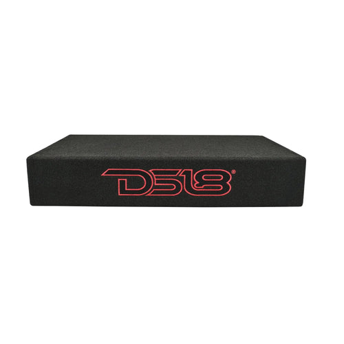 DS18 10" Active Subwoofer Shallow Enclosure with 10" Passive Subwoofer For Pickup Trucks