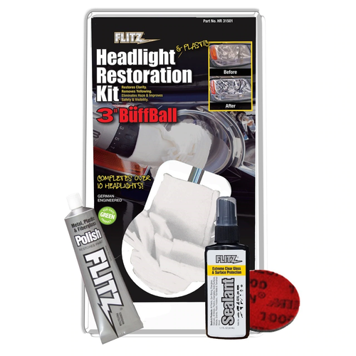 Flitz Headlight & Plastic Restoration Kit
