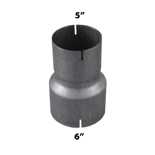 6" ID to 5" ID Exhaust Reducer Aluminized Pipe