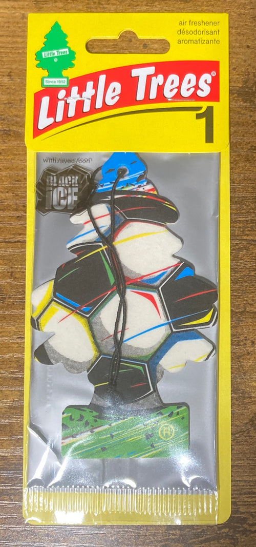 Little Tree, Black Ice Soccer Limited Edition Air Freshener