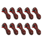DS18 12 ft Ultra Flex 100% OFC RCA Cable Wire – 10-Pack