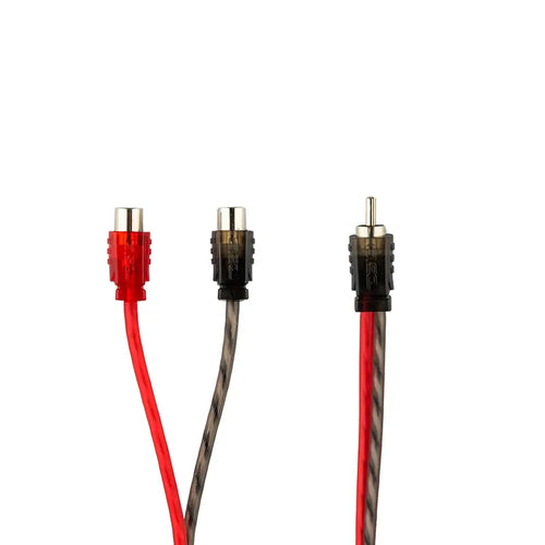 DS18 Level 1 RCA 100% Copper OFC Y Connector – 1 Male / 2 Female - 10-Pack