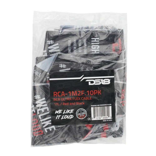 DS18 Level 1 RCA 100% Copper OFC Y Connector – 1 Male / 2 Female - 10-Pack
