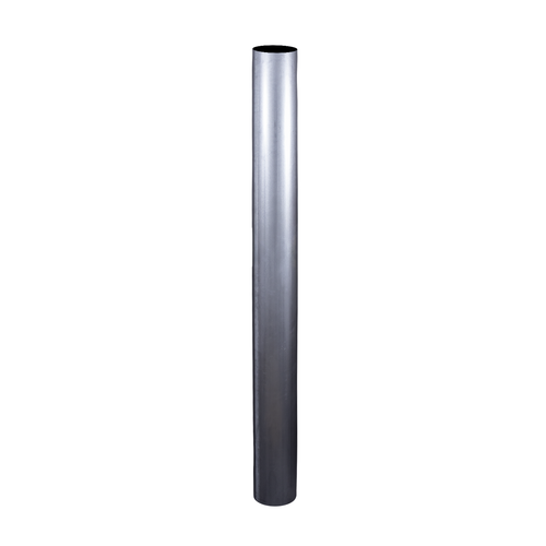 Premium 5" x 60" Straight Cut Aluminized Exhaust Stack OD Ends (straight pipe)