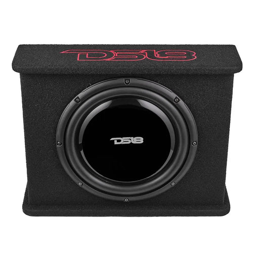 DS18 12" Loaded Amplified Shallow Subwoofer Enclosure 350 Watts Rms