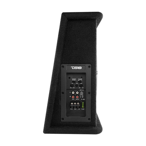 DS18 12" Loaded Amplified Shallow Subwoofer Enclosure 350 Watts Rms
