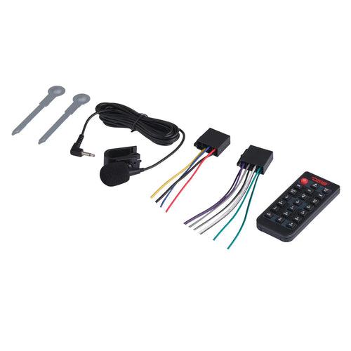 DS18 Digital Media Receiver | Single Din | DSP | APP | Bluetooth Audio and Calling Head Unit | Aux Input | USB | Mechless | AM/FM Radio Receiver | 3V + 3.5V Subwoofer