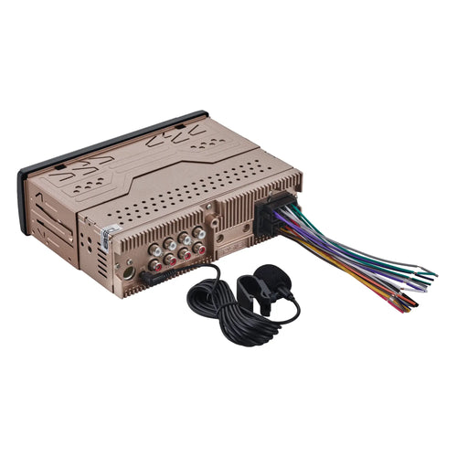 DS18 Digital Media Receiver | Single Din | DSP | APP | Bluetooth Audio and Calling Head Unit | Aux Input | USB | Mechless | AM/FM Radio Receiver | 3V + 3.5V Subwoofer
