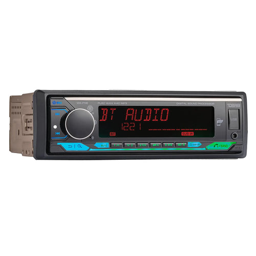 DS18 Digital Media Receiver | Single Din | DSP | APP | Bluetooth Audio and Calling Head Unit | Aux Input | USB | Mechless | AM/FM Radio Receiver | 3V + 3.5V Subwoofer
