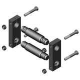 Spring Eye Shackle Kit Fits International Heavy S Series; 3000 / 4000 / 7000 Series (Cast Hangers)