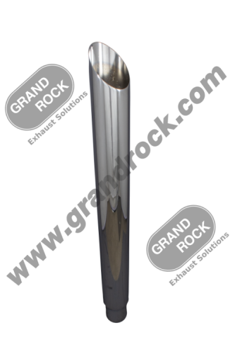 6” X 84" Miter Stack Reduced to 5” X Chrome ID