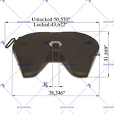 Fifth Wheel Fits JOST H Plate - Holland replacement Top plate