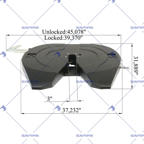 Fifth Wheel Top Plate Fits Jost