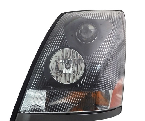 Headlight fits Volvo VN/VNL 2003+ with Black Reflector