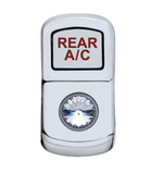 Rear A/C Rocker Switch Cover - Clear Diamond