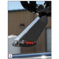 Amber/Clear Led Light For Mirror Bracket Side Signal