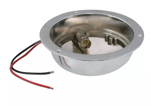 Red/Red 4” Pearl LED Light with Housing