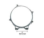 Muffler Clamp 10, Galvanized, fits Kenworth T-Series