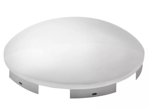 4 Notches Front Hub Cap Chrome Plated 7/16” Round. Aluminum Wheel