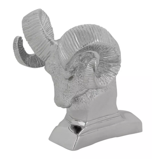 Ram's Head Hood Ornament Non-illuminated Eyes