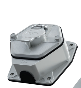 7-Way Zinc Receptacle, Solid Pin, 15A Circuit Breakers, 2″ Box