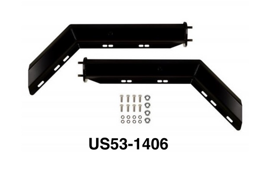 Mud Flap Hanger Set - Angled 45° Deg