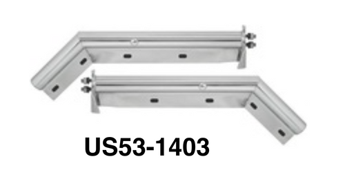 Mud Flap Hanger Set - Angled 45° Deg