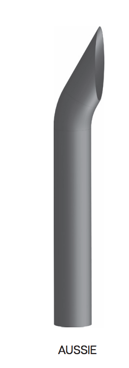 5" X 48" Black Aussie Stack OD