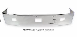 18” Chrome Bumper (PB 377, 357) Wrap Around, Tow, And Fog Light Holes