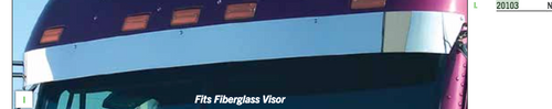 5” Visor Extension For Fiber Glass (Mid-Roof & Condo) 1995-2007 fits Freightliner Classic/FLD