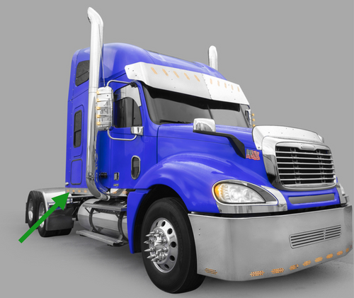 Cab & 68-3/4" Sleeper -1/4" Extension 2.5" Wide, (18 Lights) Columbia/Century (6) Cab Door Mounts (Pair) Lights Included.