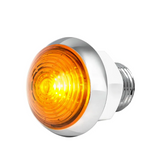 1-1/4" Mini Moon Dual Function LED Light Classic Style Lens Amber/Amber