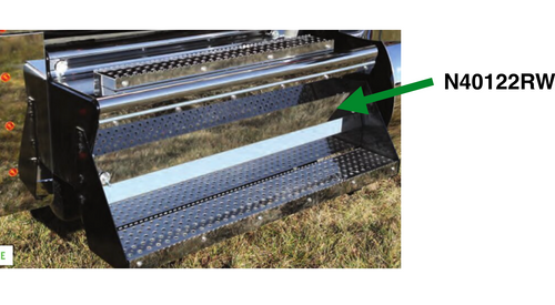 34″ Blank Battery Box Cover fits Kenworth W900L