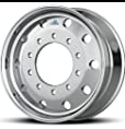 Aluminum Wheel / Rim ALCOA -  22.5" x 9.00" - 10 holes - Front Position -  Flat Tire Size 295 and 315