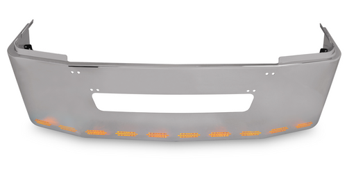 22" Chrome Bumper (FL Century 2004 & Older) Tow, And 11 Hidden Light Holes