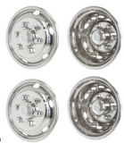 17.5” Isuzu Wheel Cover 2 Front & 2 Rear ,6 Holes Stainless Steel