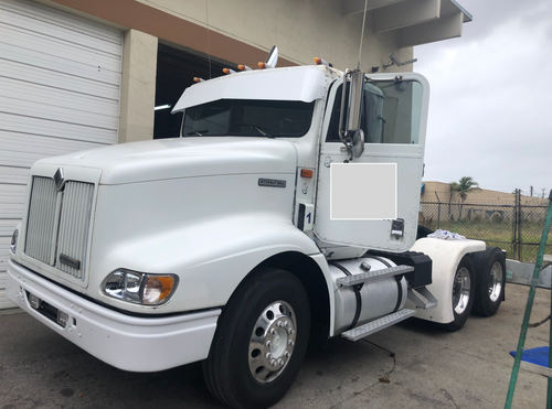 13 1/4” X 9” ”S. S. Visor Fits International 9200, 9400, 9300, 9900 Flat Windshield